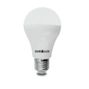 Lâmpada LED A60 E27 6500K Luz Branca Fria Bivolt 6W 20021 Ourolux