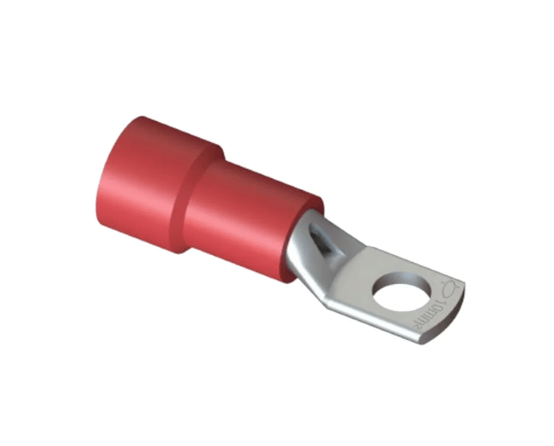 Terminal Elétrico Olhal Pré-Isolado 10mm2 Vermelho TPT108 INTELLI | Imagem ilustrativa - Objeto na posição horizontal