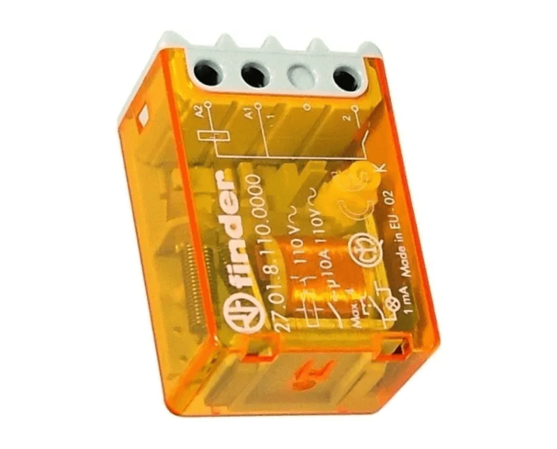 Rele Impulso Eletromecânico Monopolar 110vcc 230-240vca Finder | Imagem inclinada