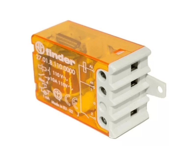 Rele Impulso Eletromecânico Monopolar 110vcc 230-240vca Finder | Imagem inclinada