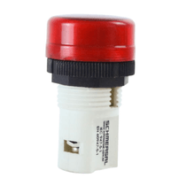 Sinaleiro Redondo Plástico Vermelho 22Mm 220V Led Ba9S Clv213Clp001S1Ls1* CLV213CLP001S1LS13HB220VCACCBA9S Ace Schmersal