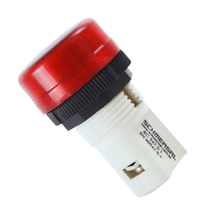 Sinaleiro Redondo Plástico Vermelho 22Mm 220V Led Ba9S Clv213Clp001S1Ls1* CLV213CLP001S1LS13HB220VCACCBA9S Ace Schmersal