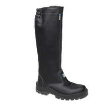 Coturno Seguranca Cou/Vaqueta Preto Bidensidade Bico Composite Ziper 50C32MATCPAP Tamanho 47 CA 45802 Marluvas