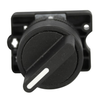 Comutador Seletora Knob Curto 2 Posições Preta 22MM Na Nap290/01 Ace