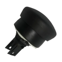 Botão Redondo Preto 22mm 1NA+1NF Chave Com Trava 13005201 Ace Schmersal