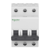 Disjuntor Mini Tripolar 4A 230 400VCA Curva D 6KA A9F75304 Schneider