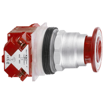 Botão Cogumelo 57mm Vermelho 30mm 1NF Soco 9001KR9R21H6 Schneider
