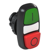 Botão Iluminado Duplo Faceado Verde e Vermelho 22mm 220-240Vca 1NA+1NF Impulso Com CSW2BDFI21IO11000000FD6613VF WEG