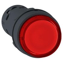 Botão Comando Iluminado Redondo Vermelha 22MM 24VCA/VCC 1NF Xb7Nw34B2 Harmony Schneider