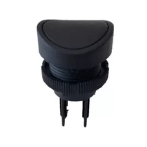 Botão Redondo Preto 22mm Clb2/01 Lente Transl CLB201LENTETRANSL Ace Schmersal