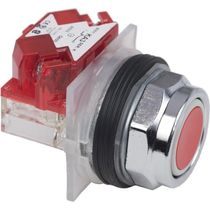 Botão Redondo Vermelho 30mm 600V 1NF Impulso 9001KR1RH6 Schneider