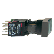 Botão Iluminado Retenção Verde 16mm 12/24V LED 1NA XB6DW3B1B Schneider
