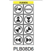Botoeira Pendente Montada 6 Botões Termoplástico PLB08D6 Steck