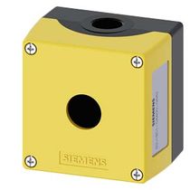 Botoeira Vazia Aço Preto 3SU18510AA000AA2 Siemens