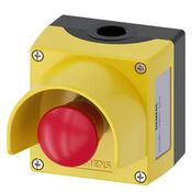 Botoeira Montada Aço Amarelo Parad Emergência 1Bot 1NF 3SU18510NB002AC2 Siemens