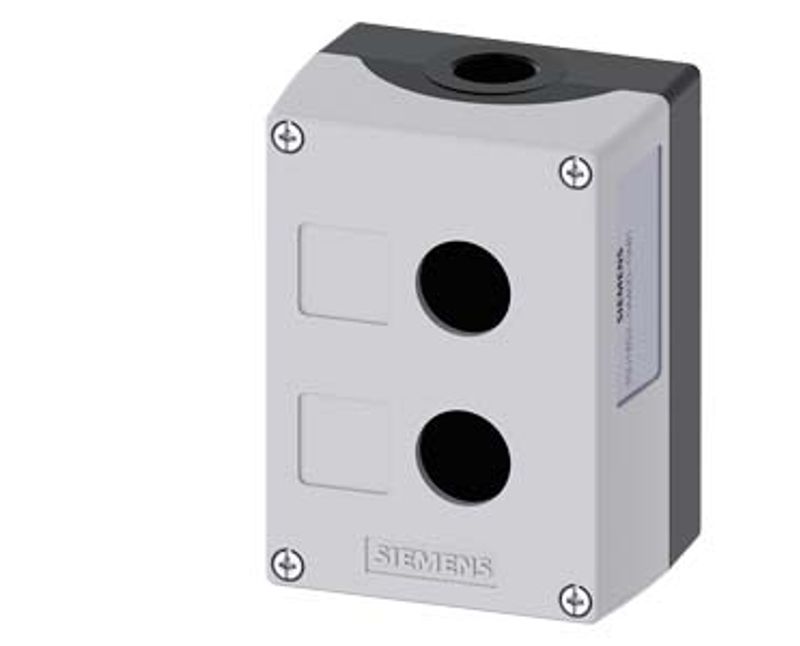 Botoeira Vaz Met Cz 2F 22Mm 3SU18520AA000AB1 - Siemens - Dimensional