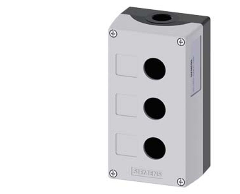 SSU Botoeira Vaz Met Cz 3F 22Mm 3SU18530AA000AB1 - Siemens - Dimensional