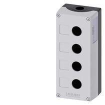 Botoeira Vazia Metálico Cinza 4 Furos 22mm 3SU18540AA000AB1 Siemens