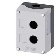 Botoeira Vazia Plástica Preto 2 Furos 22mm 3SU18020AA000AB1 Siemens