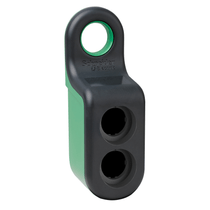 Botoeira Vazia Plástica Verde 2 Furos 22mm ZBRM22 Schneider