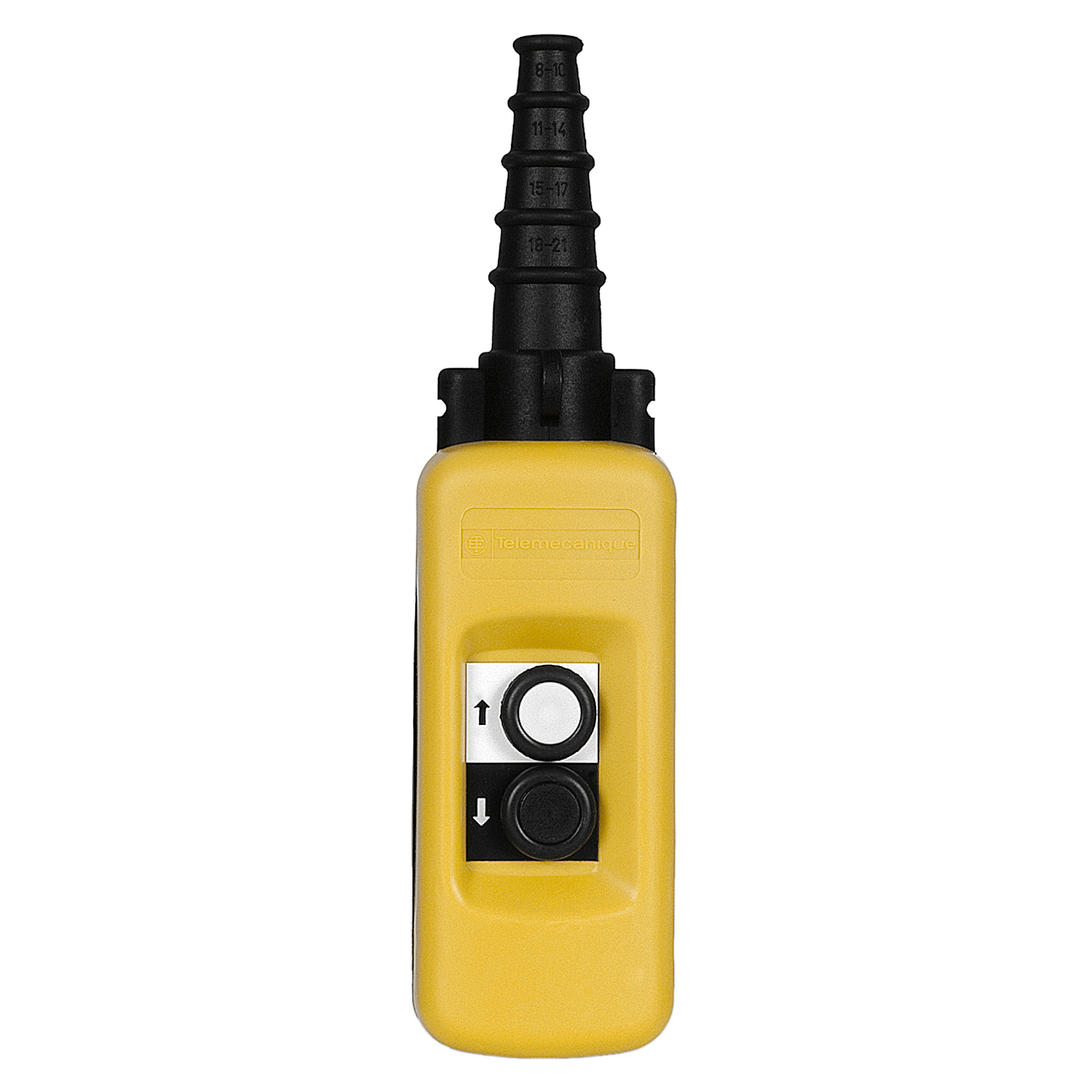 Comutador Knob Curto 3 Posições Preto 22mm 45 Graus XA2ED53