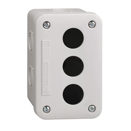 Botoeira Vaz Pla Cz 3F 22Mm XALE3 - Schneider - Dimensional