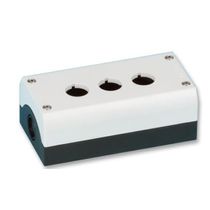 Botoeira Vazia Plástica Preto 3 Furos 22,5mm A2213M Eaton