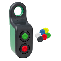 Botoeira Portatil 2 Furos Cz/Vd ZBRM22A0 Schneider