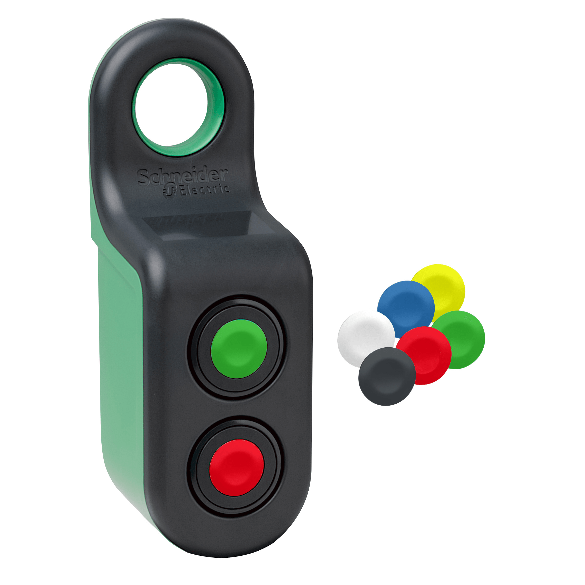 Comutador Knob Curto 3 Posições Preto 22mm 45 Graus XA2ED53