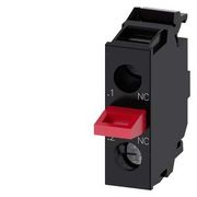 Bloco Contato Preto 1Nf 3SU14002AA101CA0 Siemens