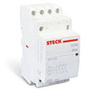 Contator Tetrapolar 25A 230V 50/60Hz 2NA+2NF 400VCA SDM2522M Steck