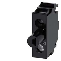 Bloco Luminoso Led Integ Vermelho 24Vca Térmico Paraf 3SU14012BB201AA0 Siemens