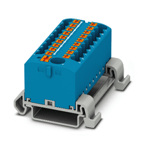 Bloco Conector Passagem Azul 500V 24A 19C 0,14-4Mm2 PTFIX618X2,5NS35ABU Phoenix Contact