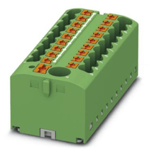 Bloco Distrib Barra 24A PTFIX618X2,5GN Phoenix Contact