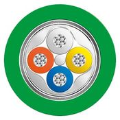 Patch Cord Ethernet 2Par Rj45 Cat 5 Verde 2 Pinos 4M 6XV18712F Siemens