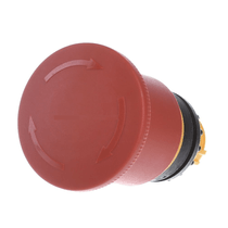 Botão Redondo Vermelho e Amarelo22mm Impulso Emergência M22PVT45PMPI Eaton