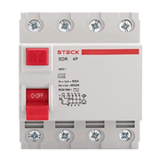 Interruptor Diferencial Residual Tetrapolar 400Vca 25A 300Ma SDR425300 Steck