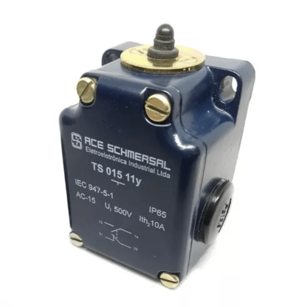Chave Fim Curso Metálico Pino Mini XCJ110C Schneider - Dimensional
