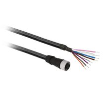 Cabo Pur 20M C/ Conector Reto M12-8Pinos XZCP29P12L20 - Telemecanique