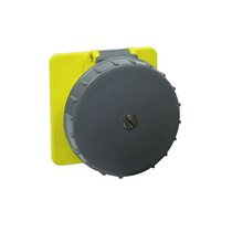 Tomada Embutir Fêmea 3 Polos + Terra 16A 130V Amarelo IP44 S4044 Steck