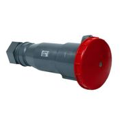 Tomada Acoplado Fêmea 2 Polos + Terra 63A 440V Vermelho IP67 S3559 Steck