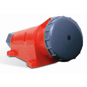 Tomada Sobrepor Fêmea 3 Polos + Neutro + Terra 63A 440V Vermelho 6H IP67 S5506 Steck