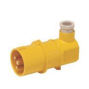 Plugue Industrial 90G Macho 2 Polos + Terra 16A 250V Amarelo S11633 Steck