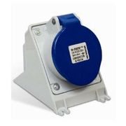 Tomada Sobrepor Fêmea 4P+ Terra 16A 250V Azul 9H IP44 N5009 Steck