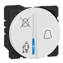 Módulo Interruptor 2Tec Campainha Embutir 2Módulo Branco Interruptor Red 572067 Pial Legrand