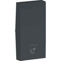 Tecla Lampada 1 Módulo Grafite Para Interr Pulsador S71201294 Schneider