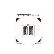 Módulo Tomada USB 2Módulo Cinza Com Placa 1 Módulo Bateria 572488B 572488B Pial Legrand
