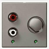 Módulo Tomada Audio/Video Rca Quad 2 Módulo Magnesio Arteor 573927 Pial Legrand