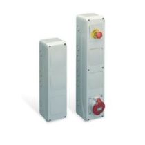 Unidade Combinada Tampa Plástica 4 Módulo 16-32A Cinza 460X138X125Mm QUA0004 Steck