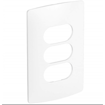 Placa 3 Postos 65Mm Branco 648728 Pial Legrand